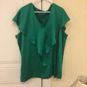 Emerald Green Lane Bryant Blouse